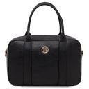Maiorca Sac Cabas en Cuir et Portefeuille en Cuir Entièrement Zippée Noir TL142486