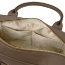 Maiorca Sac Cabas en Cuir et Portefeuille en Cuir Entièrement Zippée Taupe foncé TL142486