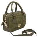Chantilly Leather Handbag Forest Green TL142480