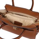 Origami Bolso en Piel Cognac TL142466