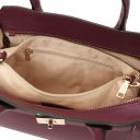 Origami Leather Tote Bordeaux TL142466