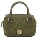 Chantilly Bolso a Mano en Piel Verde Oscuro TL142480