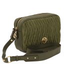 Chantilly Leather Shoulder bag Forest Green TL142490