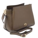 Abby Borsa al Hombro en Piel Marrón topo oscuro TL142468