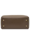 Abby Leather Shoulder bag Dark Taupe TL142468