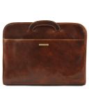 Sorrento Document Leather Briefcase Brown TL141022