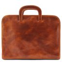 Sorrento Document Leather Briefcase Honey TL141022