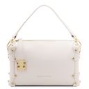 Praline Bauletto in Pelle Morbida Bianco TL100479