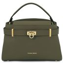 Maisy Leather Tote Forest Green TL142455