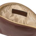 Vera Soft Leather Toiletry Case Coffee TL142438
