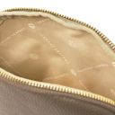 Vera Soft Leather Toiletry Case Dark Taupe TL142438