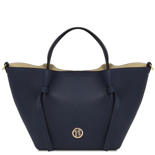 Legame Bolso Shopping en Piel - Modelo Grande Azul oscuro TL142481
