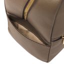 Prisma Mochila en Piel Suave Marrón topo oscuro TL142483