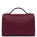 Scrigno Bolso a Mano en Piel Morbida Bordeaux TL142484