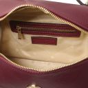 Scrigno Bolso a Mano en Piel Morbida Bordeaux TL142484