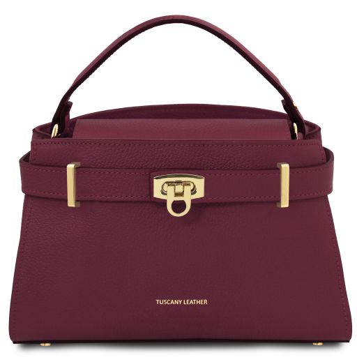 Maisy Borsa a Mano in Pelle - Misura Media Bordeaux TL142455