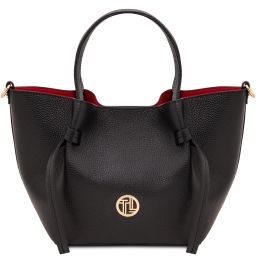 Legame Handtasche aus Leder - Klein Schwarz TL142482