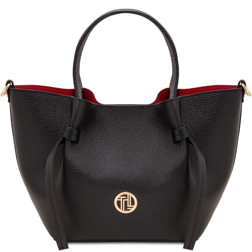 Legame Bolso a Mano en Piel - Misura Pequeña Negro TL142482