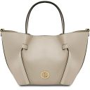 Legame Leather Handbag - Small Size Beige TL142482