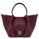 Legame Bolso a Mano en Piel - Misura Pequeña Bordeaux TL142482