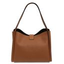 Soave Bolso a Mano en Piel Suave Cognac TL142489