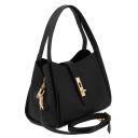 Soave Borsa a Mano in Pelle Morbida Nero TL142489