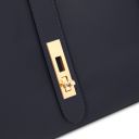 Soave Soft Leather Handbag Dark Blue TL142489