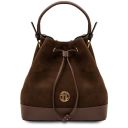 Minerva Leather Bucket bag Coffee TL142476
