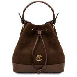 Minerva Leather Bucket bag Coffee TL142476