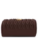 Chantilly Mini sac Bowling en Cuir Café TL142493