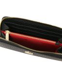 Financier Exclusive zip Around Leather Wallet Black TL142494