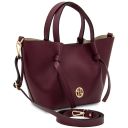 Legame Leather Handbag - Small Size Bordeaux TL142482