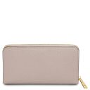 Financier Exclusive zip Around Leather Wallet Beige TL142494