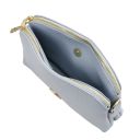 Lily Soft Leather Shoulder bag Light Blue TL142393