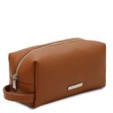 TL Bag Beauty Case in Pelle Morbida Cognac TL141036