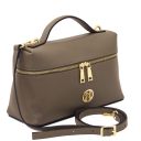Scrigno Soft Leather Duffle bag Dark Taupe TL142484