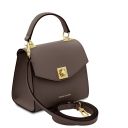 TL Bag Leather Handbag Dark Taupe TL142203