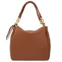 Amy Soft Leather Shopping bag Cognac TL142385