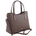 Olimpia Bolso Shopping en Piel Marrón topo oscuro TL141412