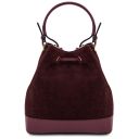 Minerva Borsa Secchiello in Pelle Bordeaux TL142476