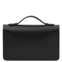 Opera Bolso Noche en Piel et Bandolera de Cadena Negro TL142505