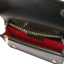 Opera Pochette in Pelle con Tracolla a Catena Nero TL142505