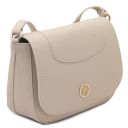 Sella Leather Shoulder bag Beige TL142506