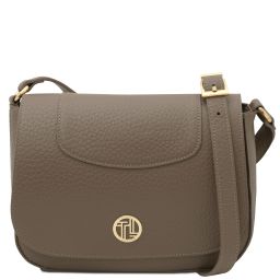 Sella Leather Shoulder bag Темный серо-коричневый TL142506