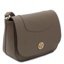 Sella Sac Bandoulière en Cuir Taupe foncé TL142506