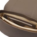 Sella Leather Shoulder bag Dark Taupe TL142506
