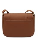 Sella Bolso con Badolera en Piel Cognac TL142506