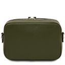 Cubetto Leather Shoulder bag Forest Green TL142499