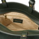 Glacette Suede Leather Bucket bag Forest Green TL142261