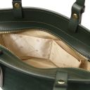 Glacette Sac Seau en Cuir Suédé Vert Forêt TL142261